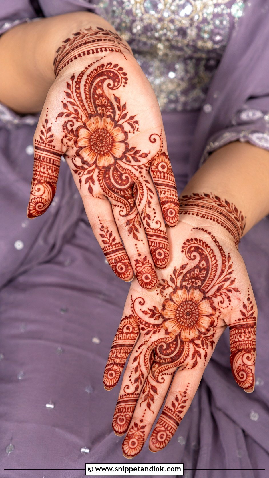 Simple Rose Mehndi Design - Snippet and Ink - 35 Simple Mehndi Designs
