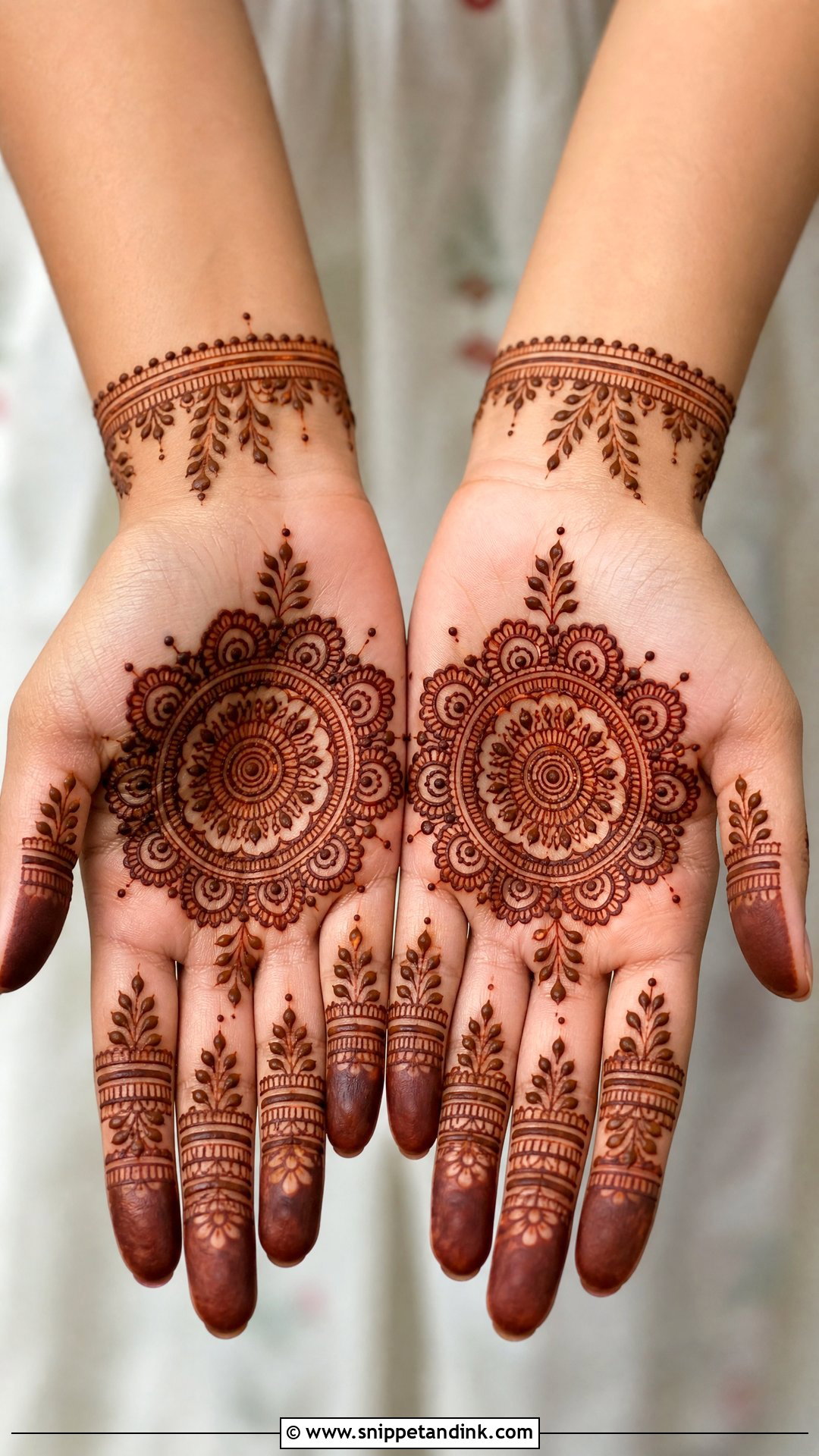Simple Shaadi Mehndi Design - Snippet and Ink - 20 Shaadi Mehndi Design Ideas
