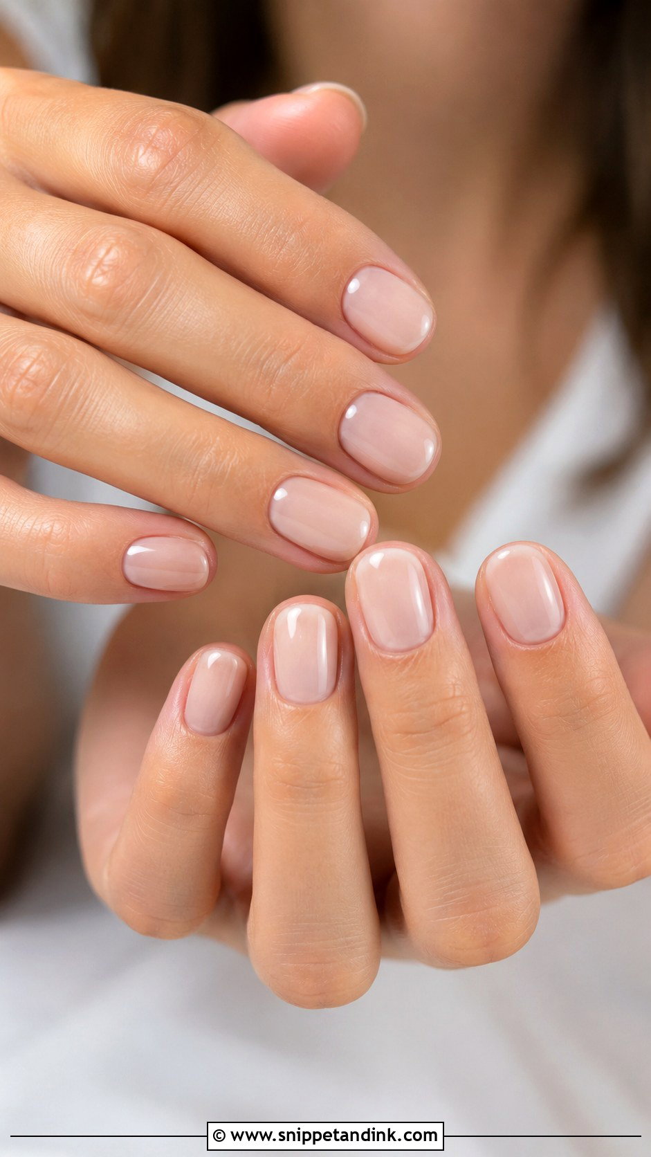 Simple Short Wedding Nails - Snippet and Ink - 20 Nail Design for Wedding Ideas
