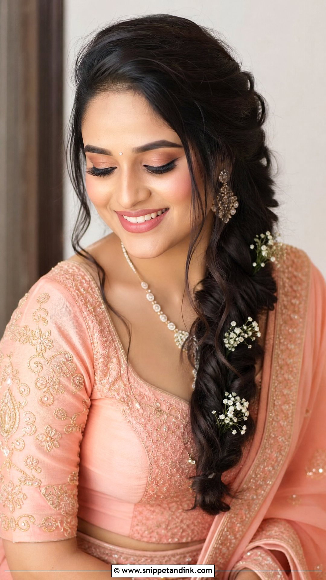 Simple Side Braid For Marriage - Snippet and Ink - 20 Simple Hairstyle for Marriage Ideas