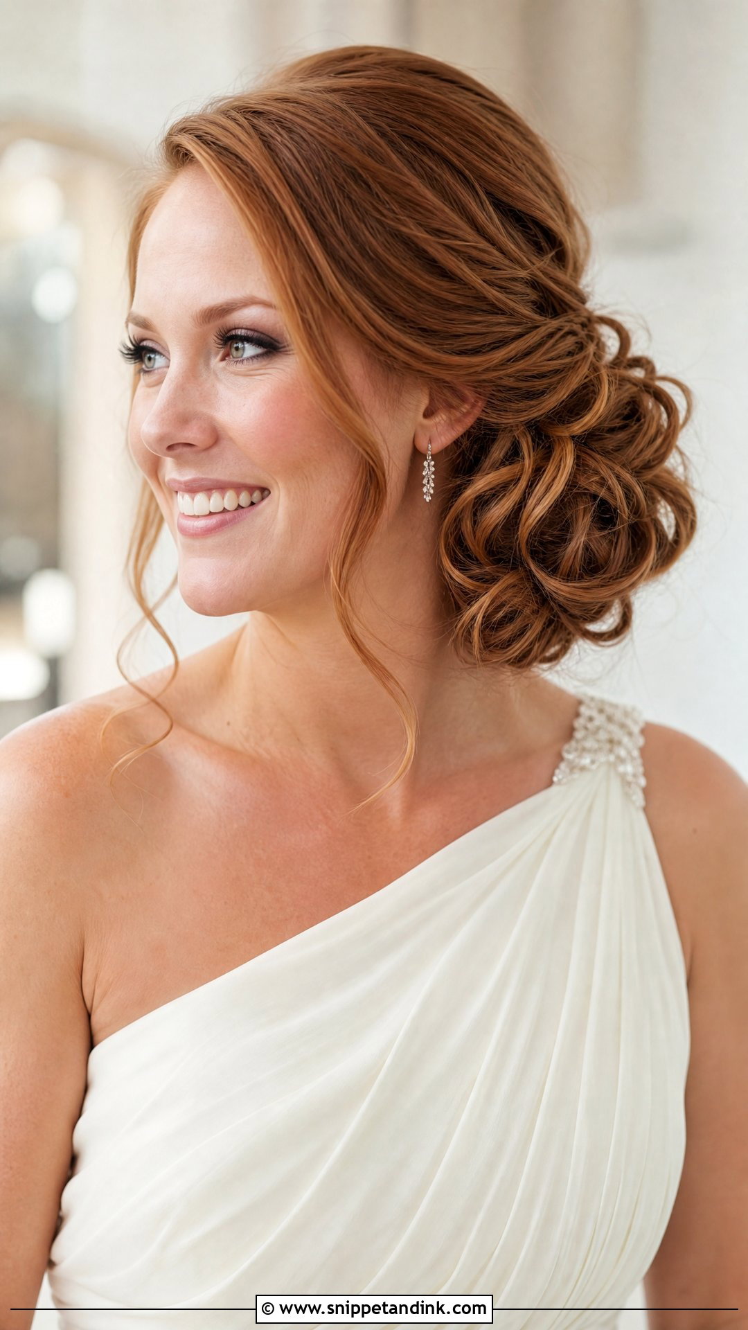 Simple Side Bun Wedding Hairstyle - Snippet and Ink - 20 Simple Wedding Hairstyle Ideas