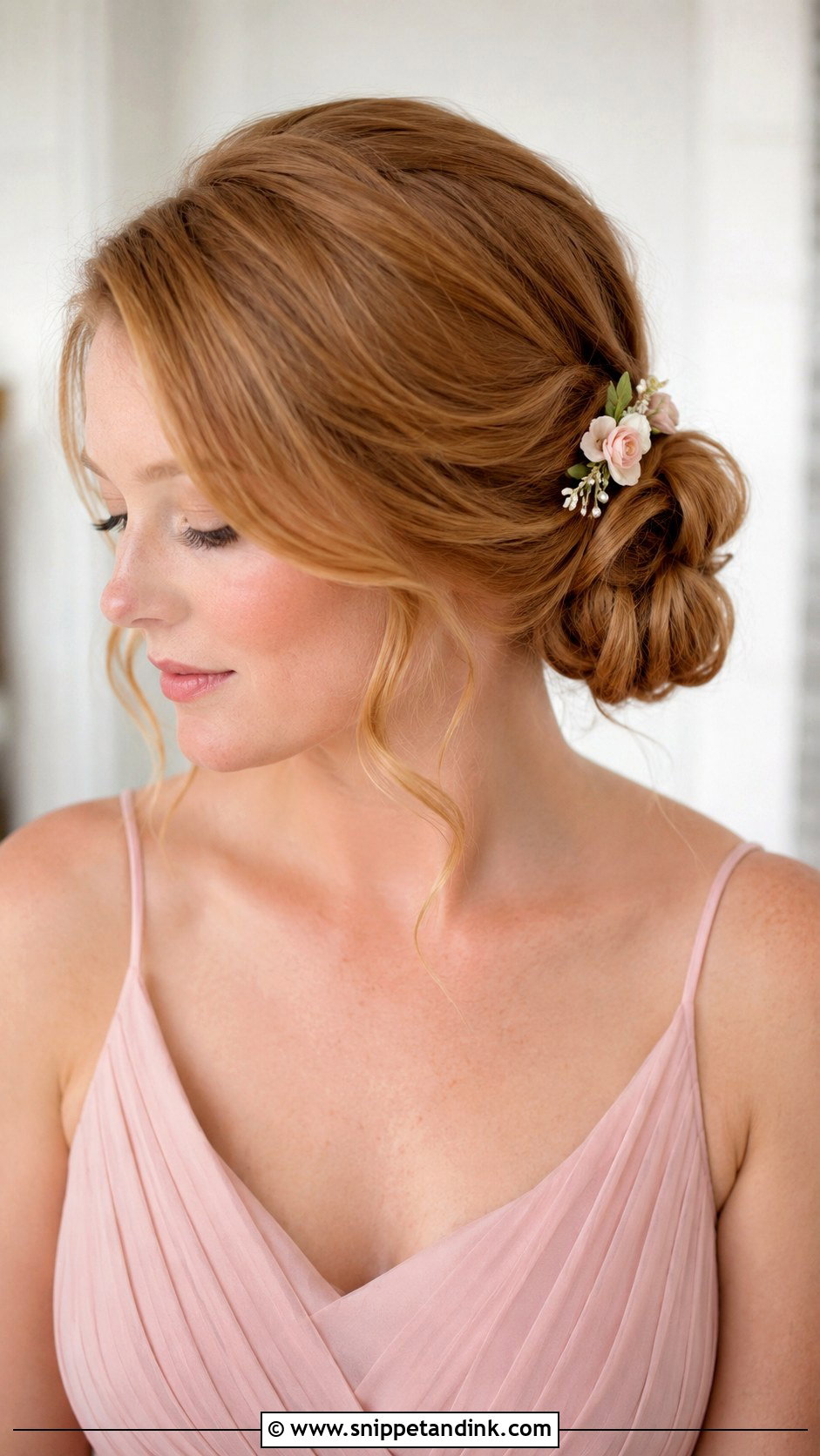 Simple Side Bun Wedding Updo - Snippet and Ink - 15 Simple Updo for Wedding Ideas