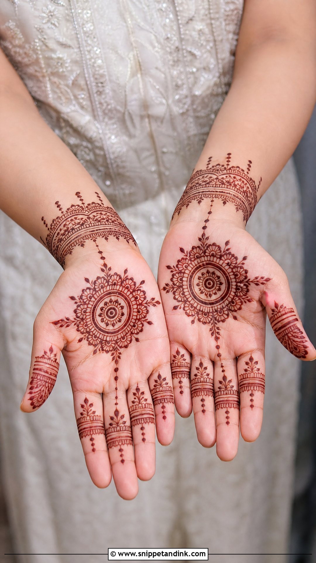 Simple Sister Wedding Mehndi Design - Snippet and Ink - 25 Sister Wedding Mehndi Design Ideas