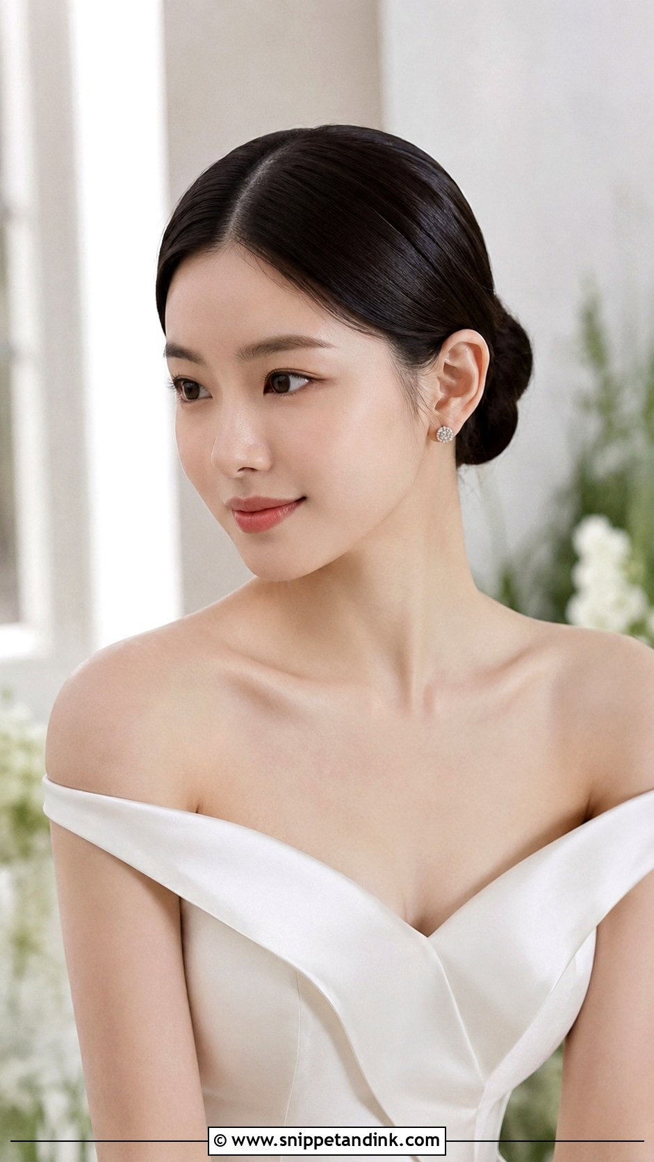 Simple Sleek Bun Wedding Updo - Snippet and Ink - 15 Simple Updo for Wedding Ideas