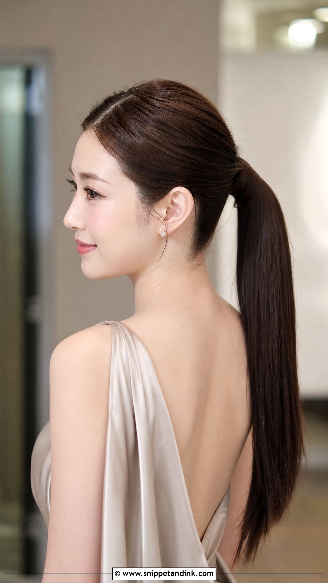 Simple Sleek Ponytail For Marriage - Snippet and Ink - 20 Simple Hairstyle for Marriage Ideas