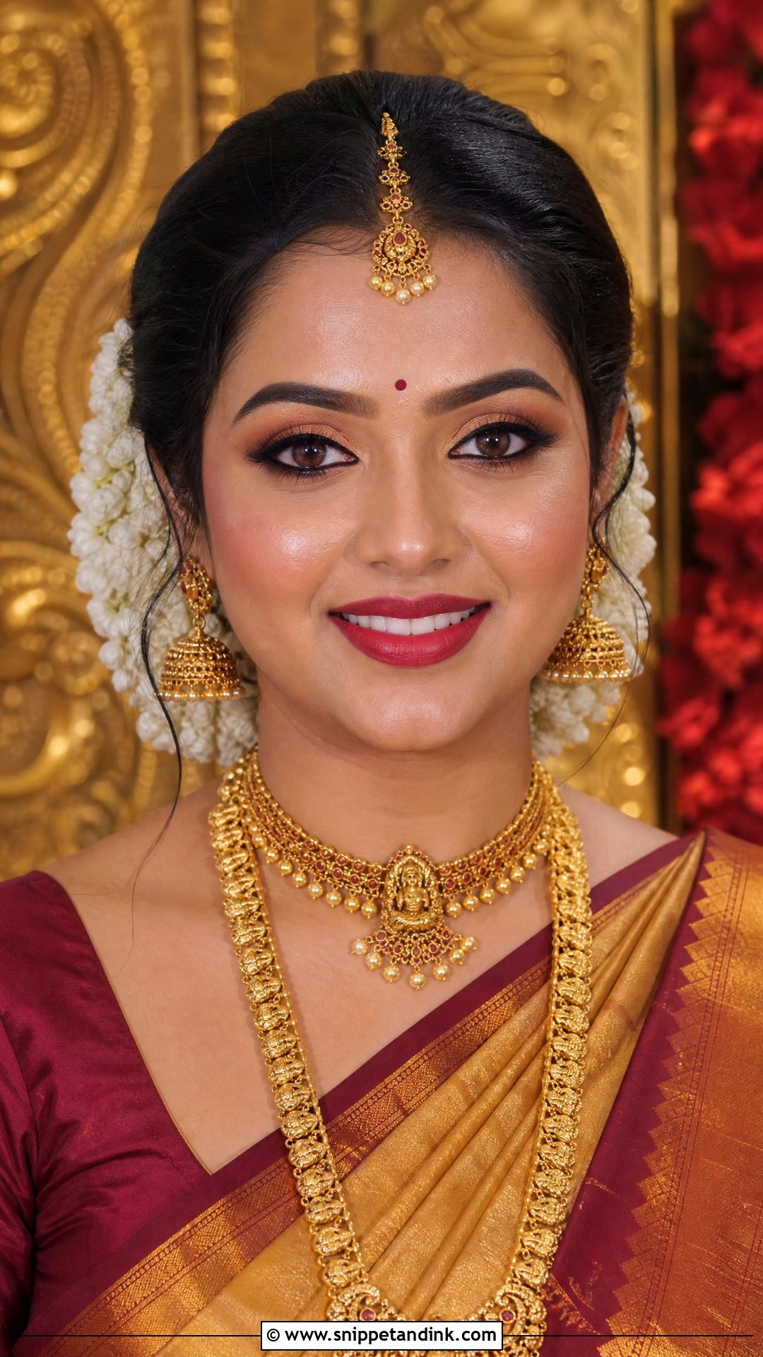 Simple South Indian Bridal Makeup - Snippet and Ink - 20 Simple Indian Marriage Makeup Ideas