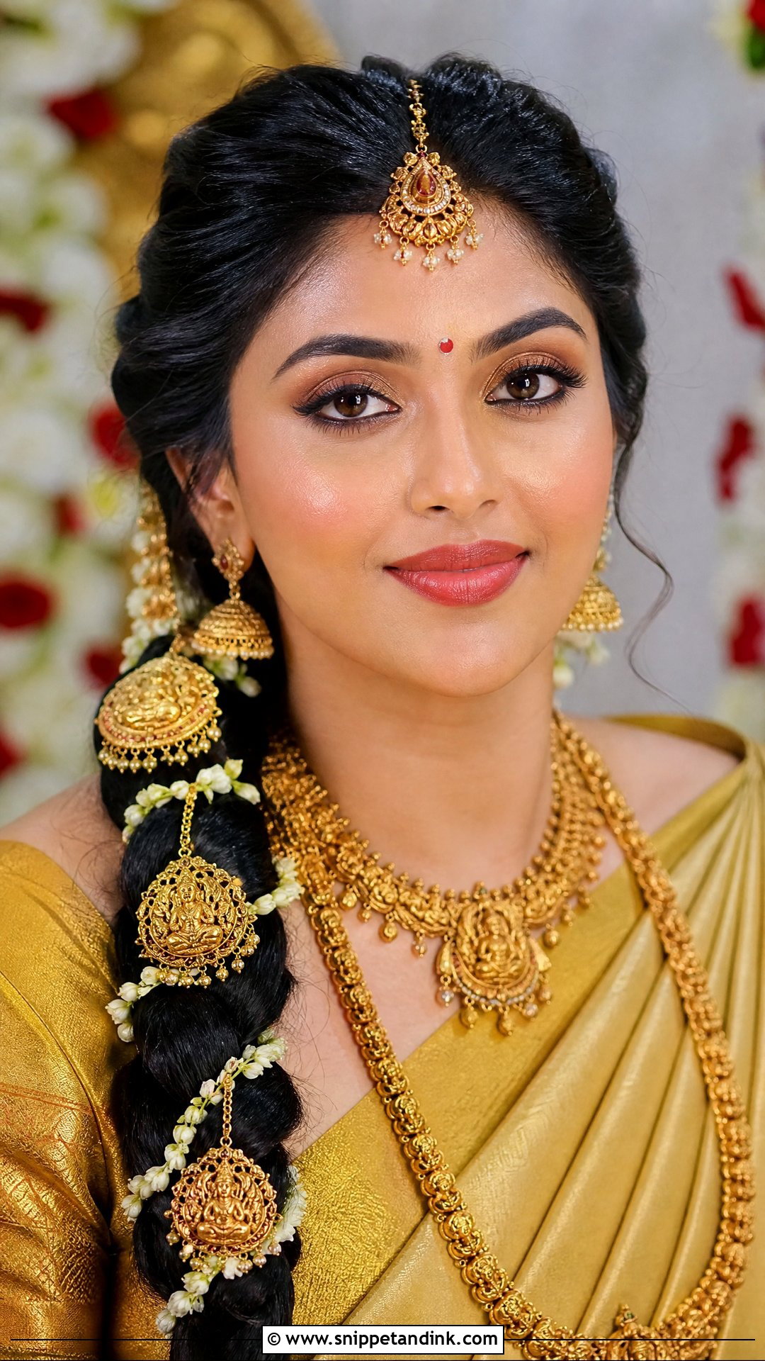 Simple South Indian Bridal Makeup - Snippet and Ink - 20 Simple Indian Bridal Makeup Ideas