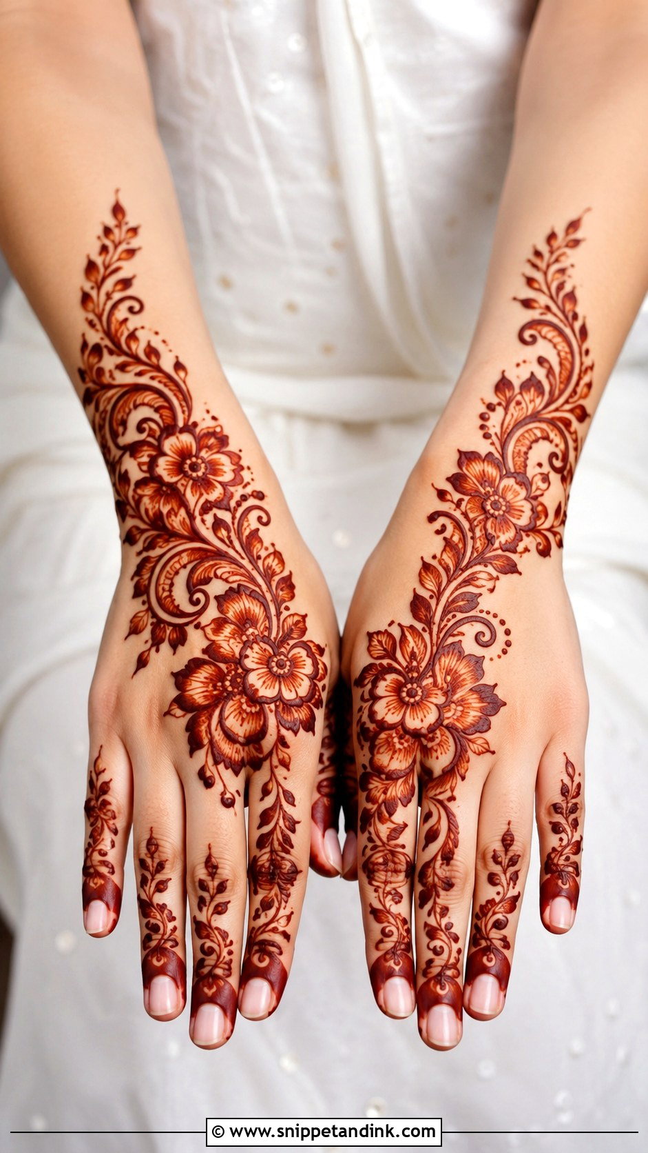 Simple Stylish Arabic Mehndi Design - Snippet and Ink - 35 Simple Stylish Mehndi Designs