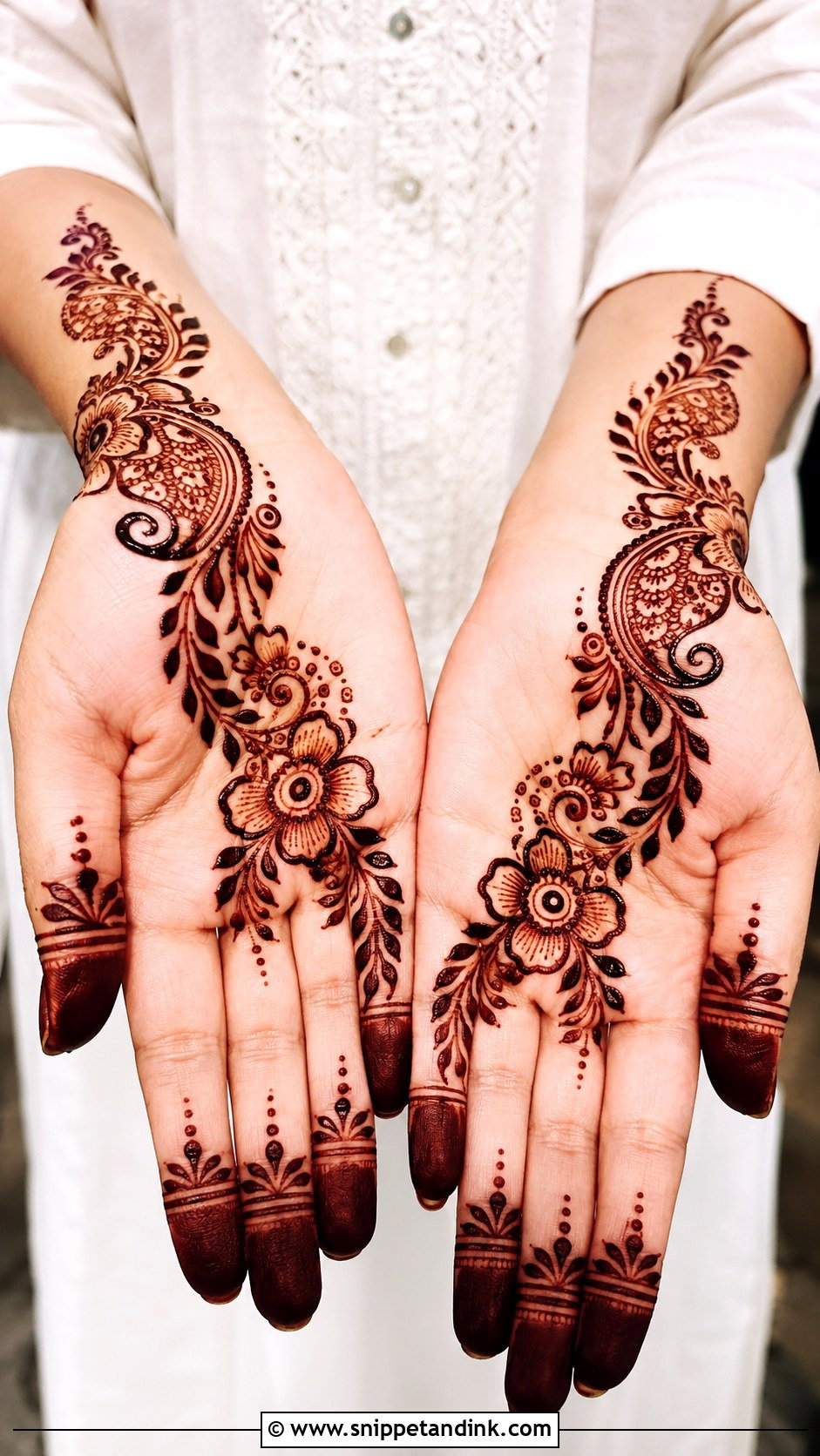 Simple Stylish Eid Mehndi Design - Snippet and Ink - 35 Simple Stylish Mehndi Designs