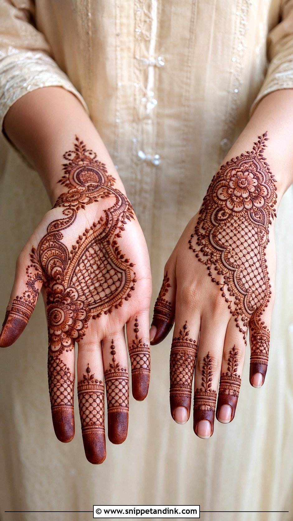 Simple Stylish Jaali Mehndi Design - Snippet and Ink - 35 Simple Stylish Mehndi Designs
