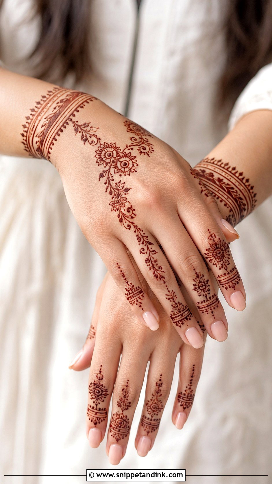 Simple Stylish Modern Mehndi Design - Snippet and Ink - 35 Simple Stylish Mehndi Designs
