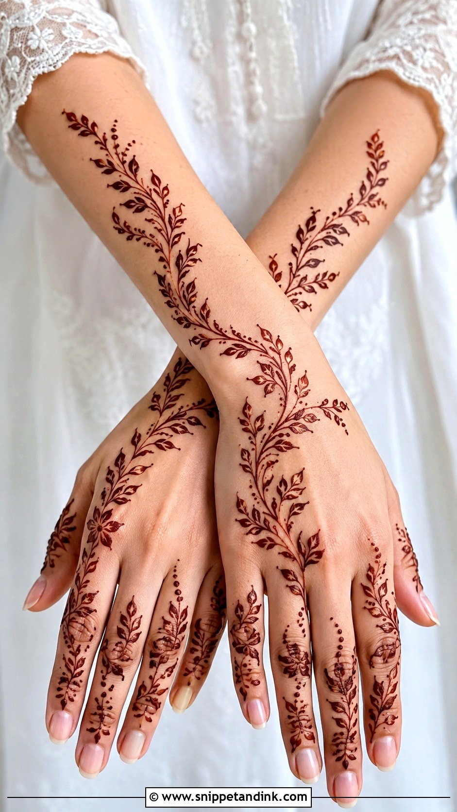 Simple Stylish Palm Mehndi Design - Snippet and Ink - 35 Simple Stylish Mehndi Designs