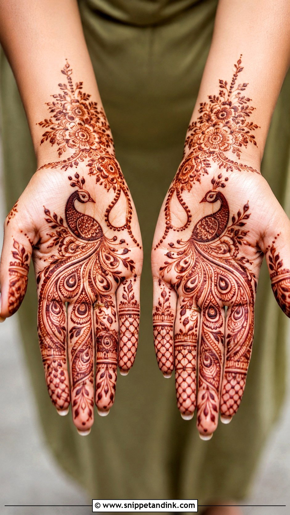 Simple Stylish Peacock Mehndi Design - Snippet and Ink - 35 Simple Stylish Mehndi Designs