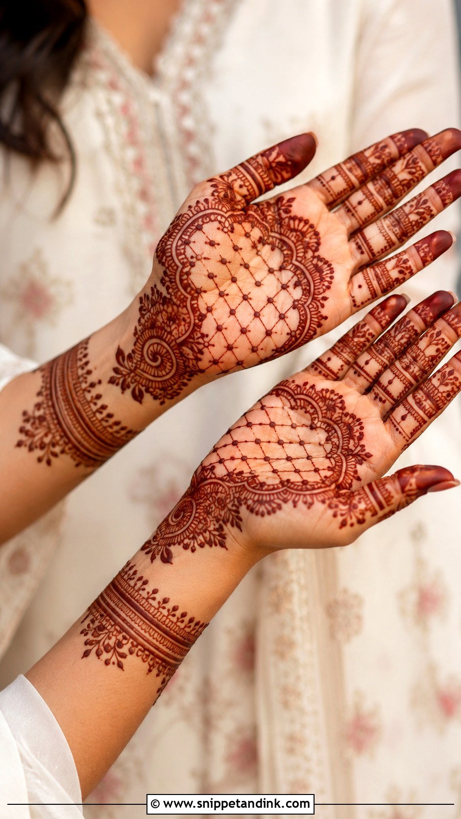 Simple Teej Mehndi Design - Snippet and Ink - 35 Simple Mehndi Designs