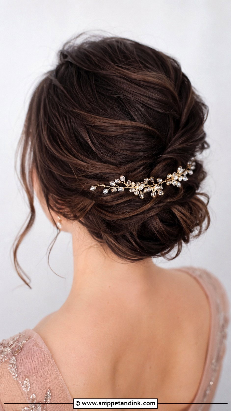 Simple Twisted Updo - Snippet and Ink - 25 Simple Wedding Hairstyles for Long Hair