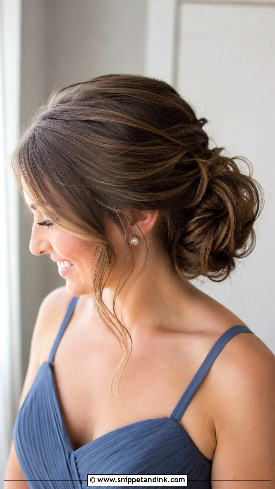 Simple Updo Bridesmaid Hairstyle - Snippet and Ink - 25 Simple Bridesmaid Hairstyles