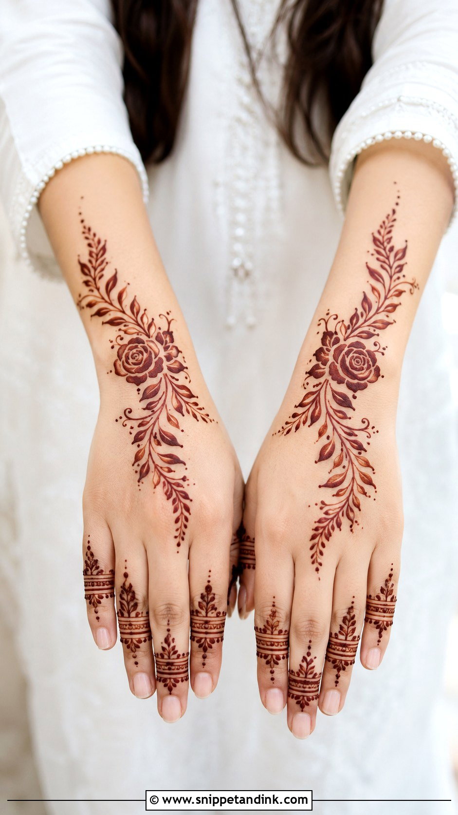 Simple Wedding Guest Mehndi Design - Snippet and Ink - 35 Latest Simple Mehndi Designs