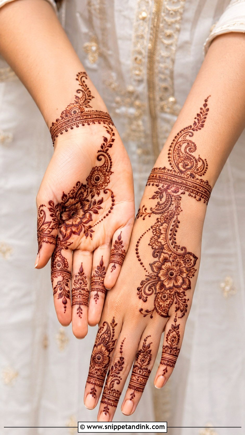 Simple Wedding Guest Mehndi Design - Snippet and Ink - 35 Simple Mehndi Design Ideas