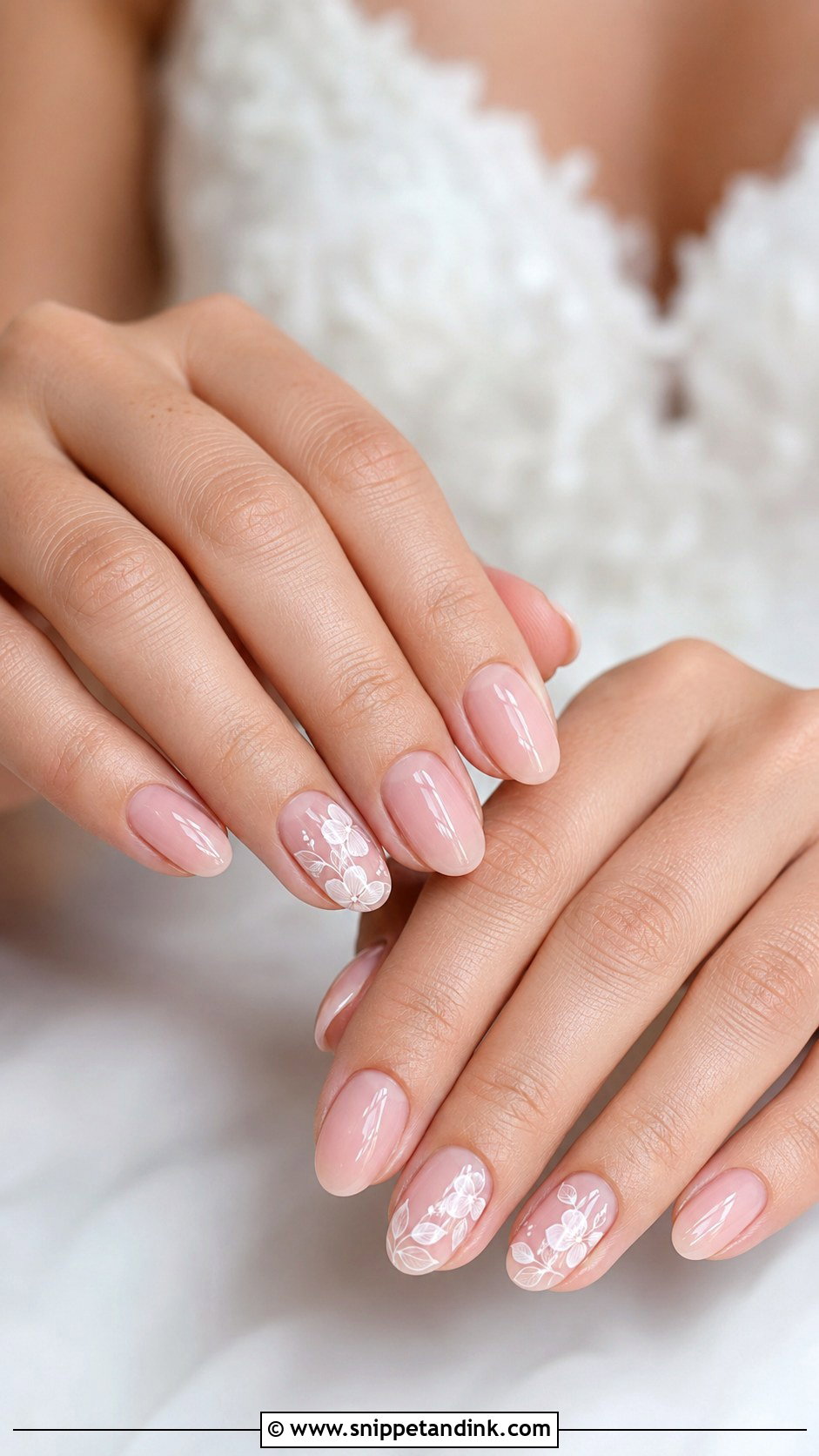Simple Wedding Guest Nails - Snippet and Ink - 20 Simple Wedding Nails Design