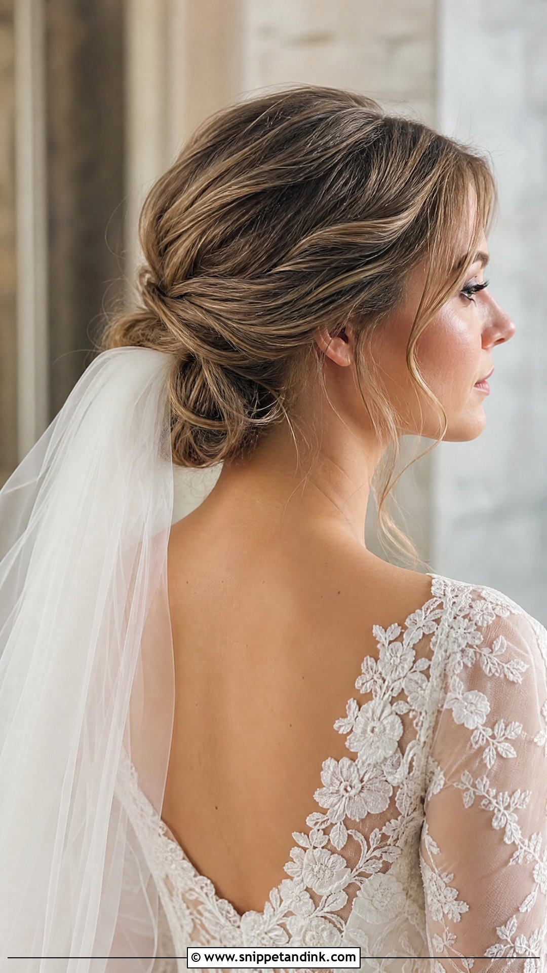 Simple Wedding Hairstyle With Veil - Snippet and Ink - 20 Simple Wedding Hairstyle Ideas
