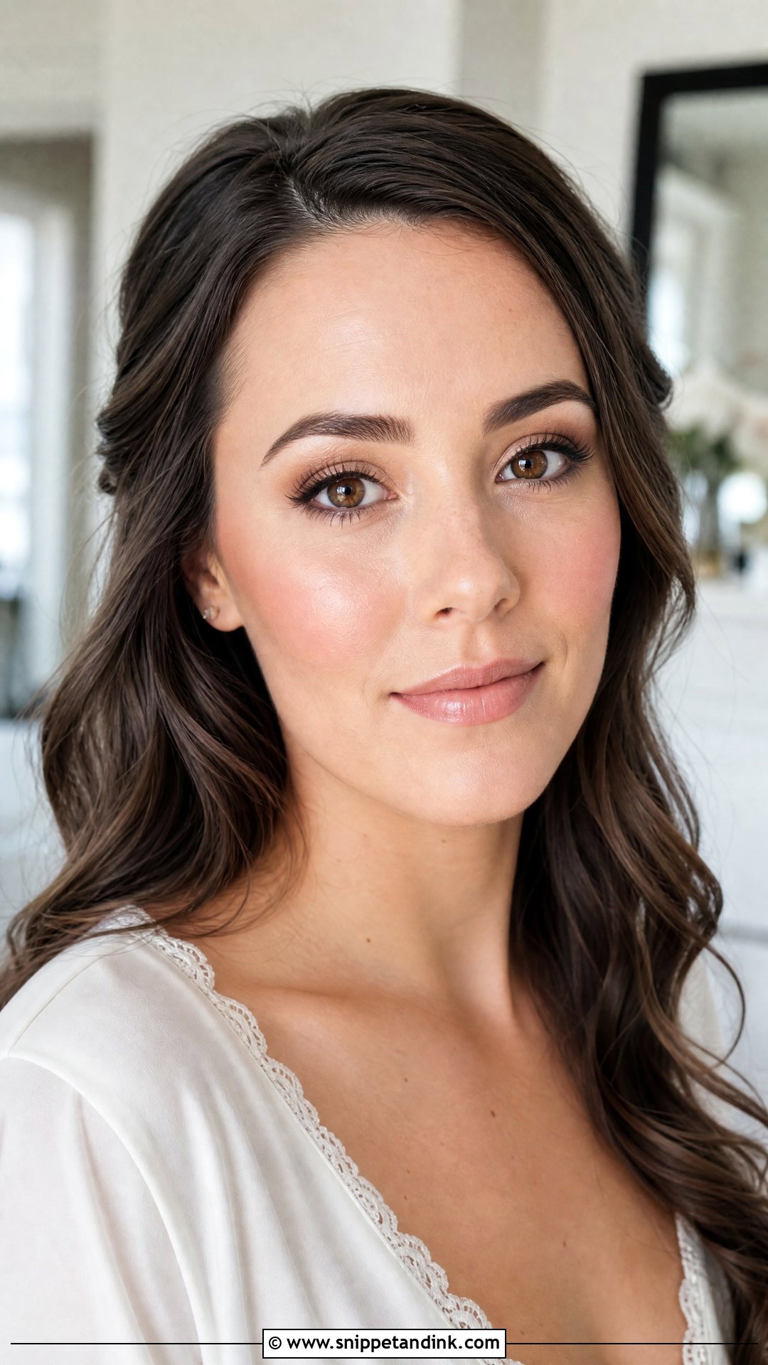 Simple Wedding Makeup For Brown Eyes And Brunettes - Snippet and Ink - 20 Natural Wedding Makeup for Brown Eyes and Brunettes Dark Hair