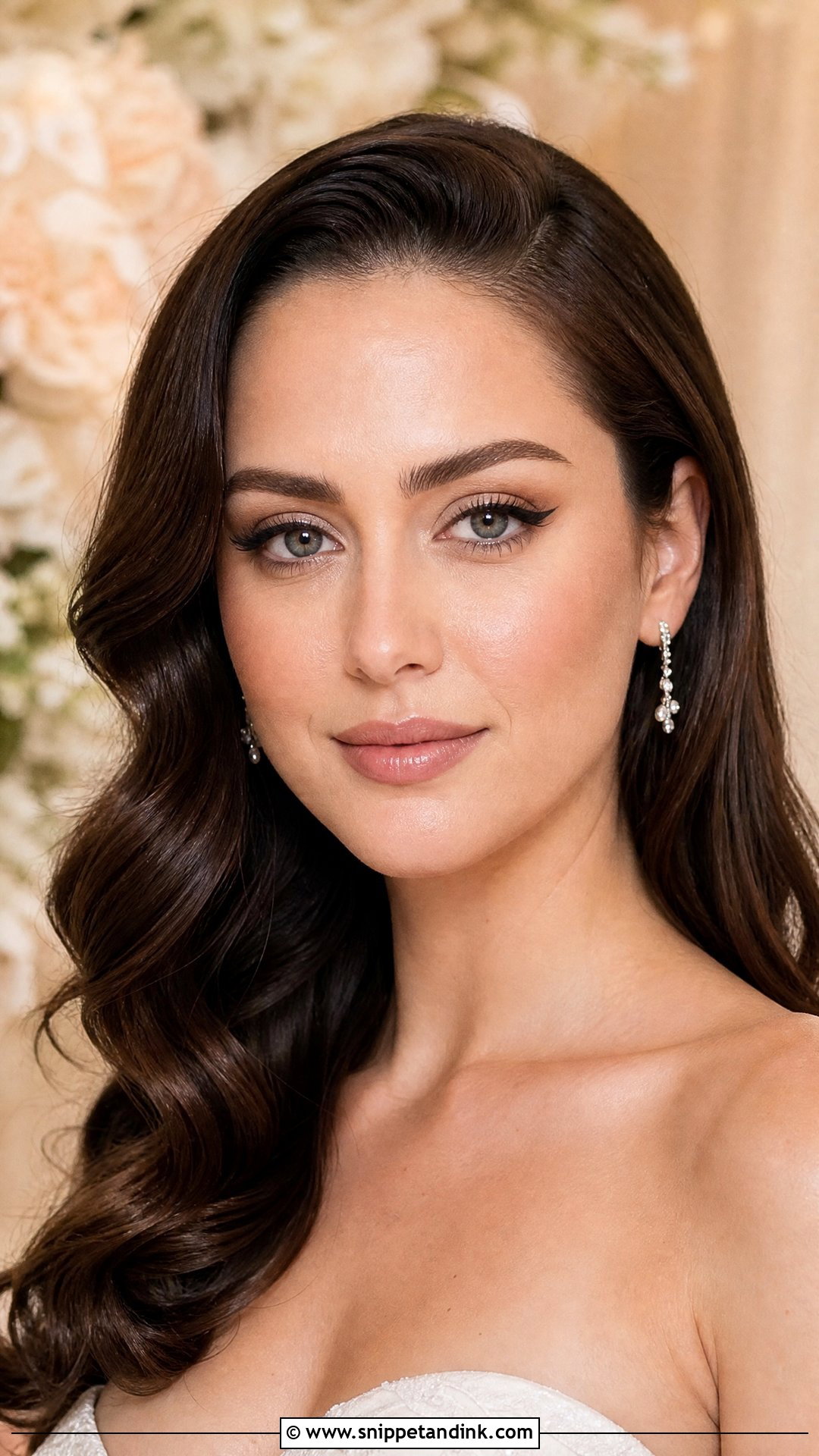 Simple Wedding Makeup With Winged Liner - Snippet and Ink - 30 Simple Wedding Makeup Ideas