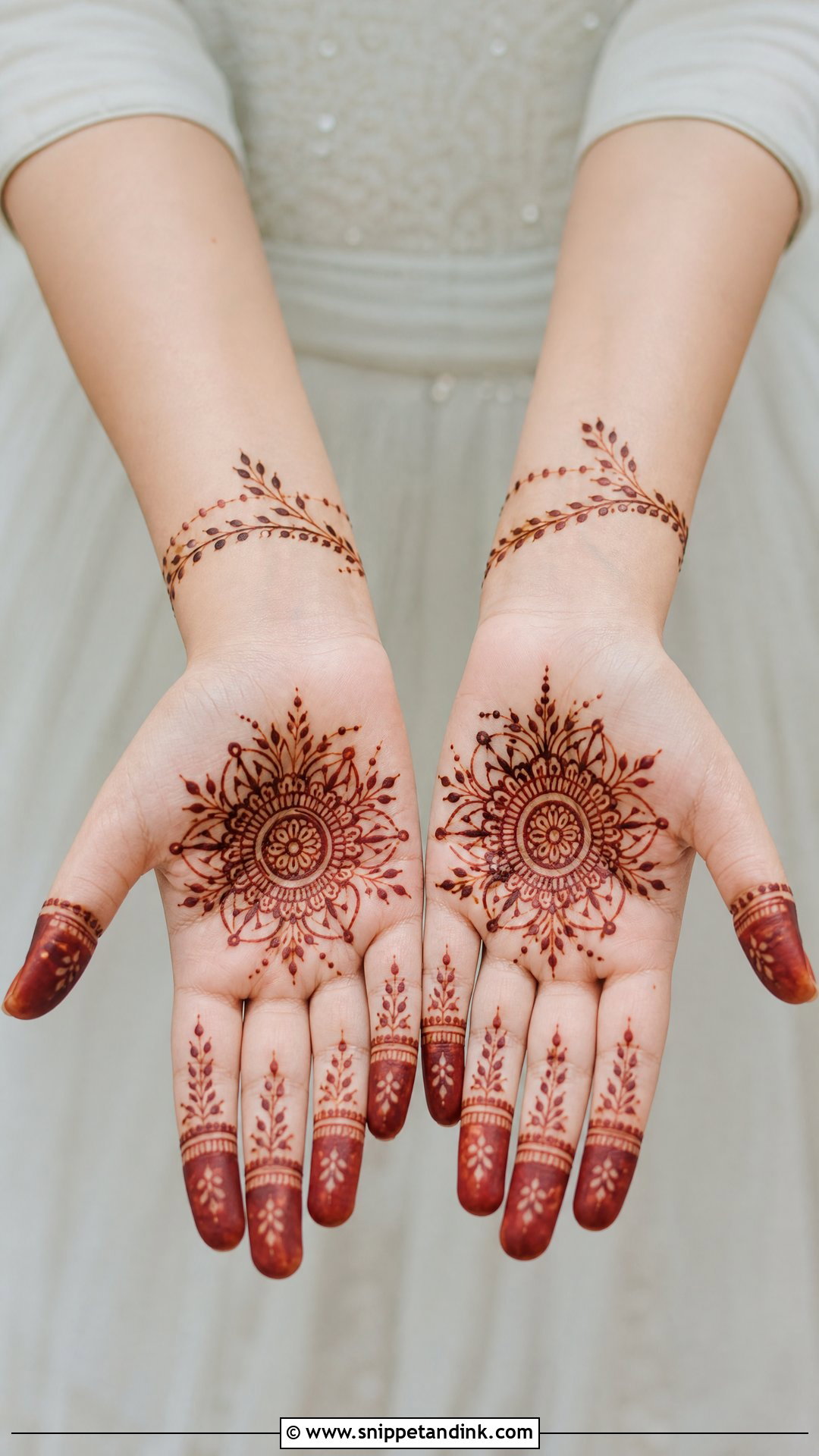 Simple Wedding Mehndi Design - Snippet and Ink - 20 Mehndi Design for Wedding Ideas