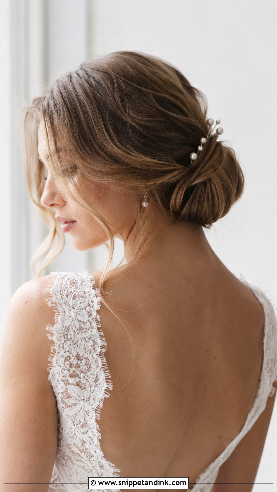 Simple Wedding Updo With Face Framing Pieces - Snippet and Ink - 15 Simple Updo for Wedding Ideas