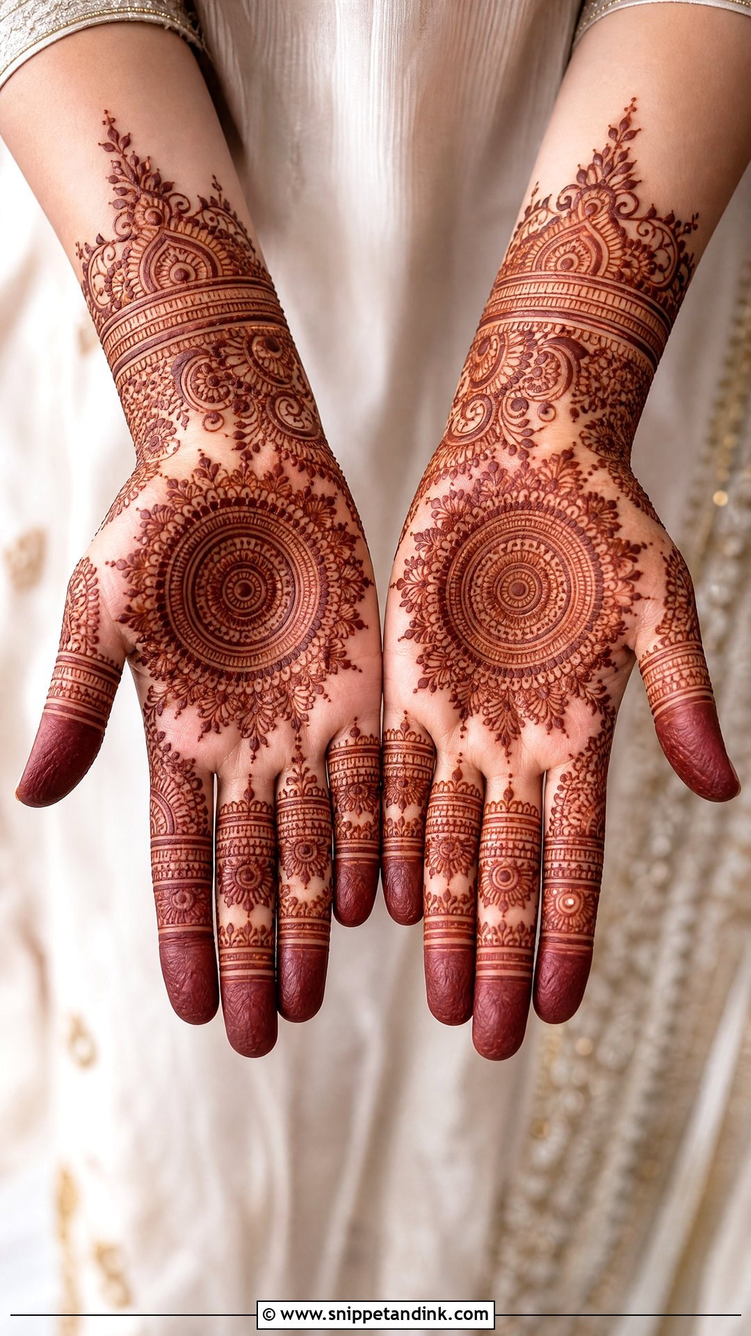 Sister Marriage Front Hand Mehndi - Snippet and Ink - 20 Sister Marriage Mehndi Design Ideas