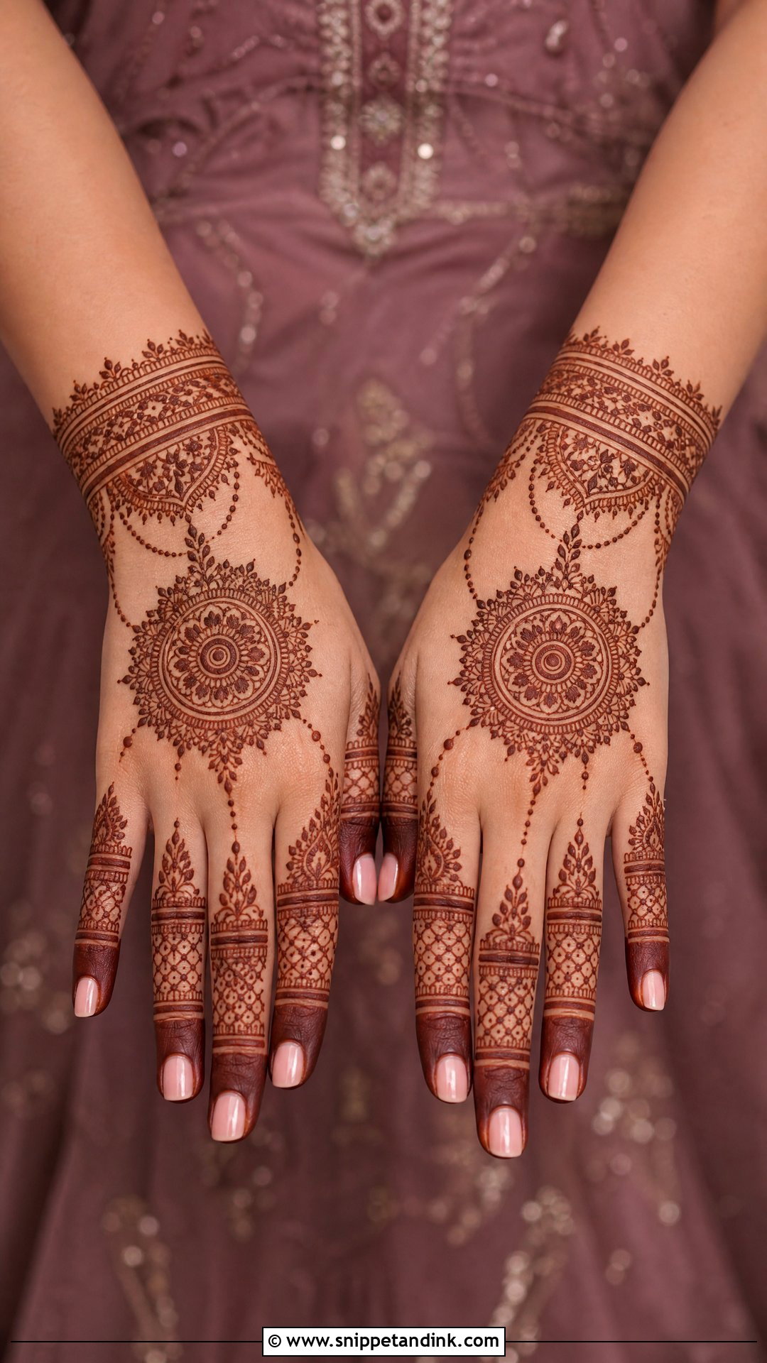 Sister Of Bride Back Hand Mehndi - Snippet and Ink - 20 Sister Marriage Mehndi Design Ideas
