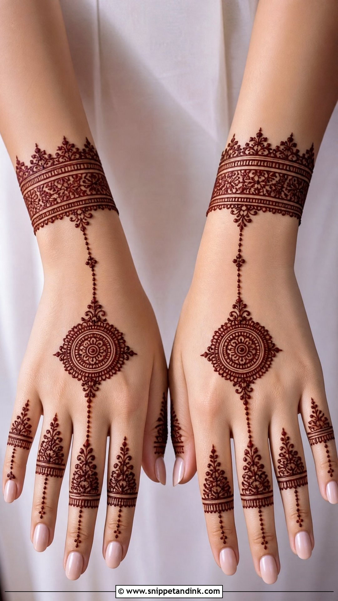 Sister Wedding Bracelet Mehndi - Snippet and Ink - 20 Sister Marriage Mehndi Design Ideas