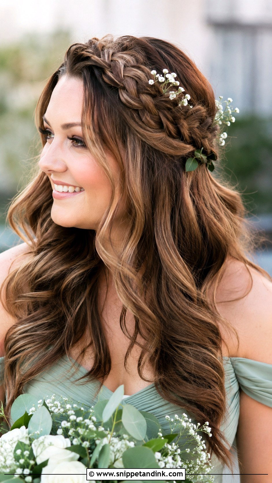 Sister Wedding Crown Braid - Snippet and Ink - 20 Hairstyle for Siders Wedding Ideas