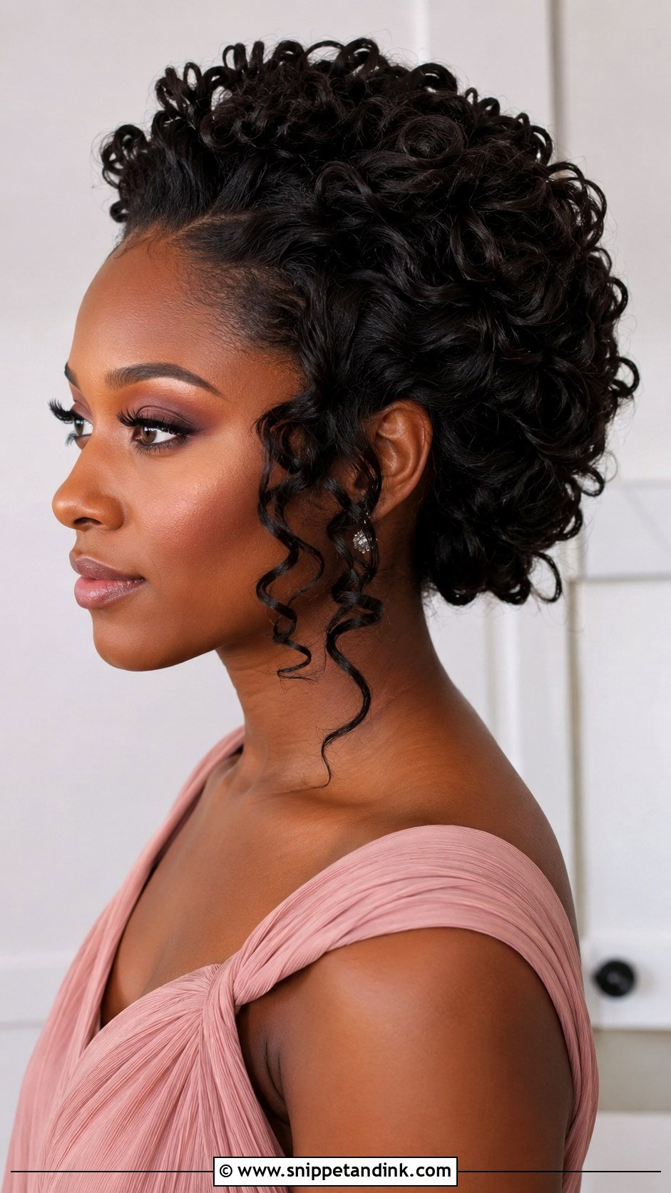 Sister Wedding Curly Updo - Snippet and Ink - 20 Hairstyle for Siders Wedding Ideas