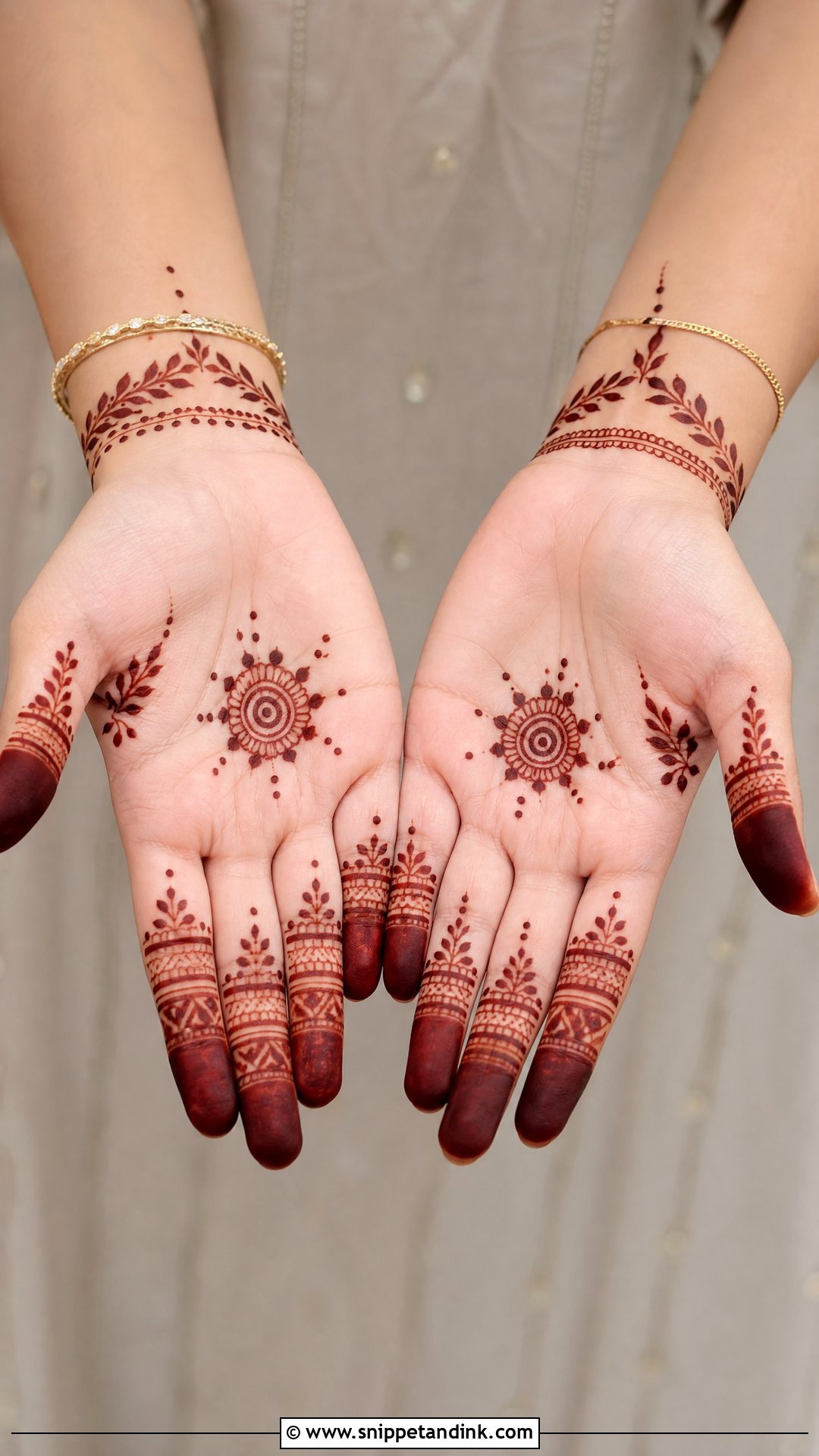 Sister Wedding Finger Mehndi - Snippet and Ink - 20 Sister Marriage Mehndi Design Ideas