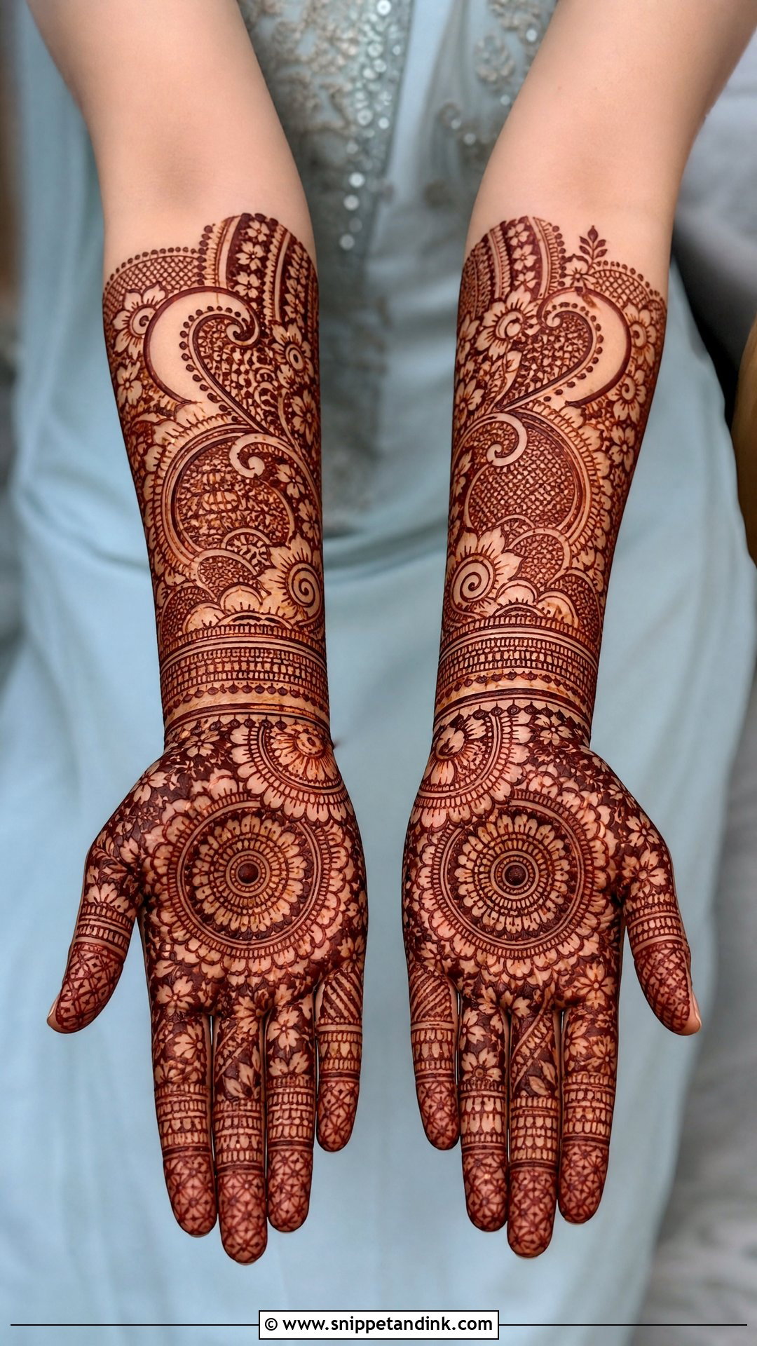 Sister Wedding Full Hand Mehndi - Snippet and Ink - 20 Sister Marriage Mehndi Design Ideas