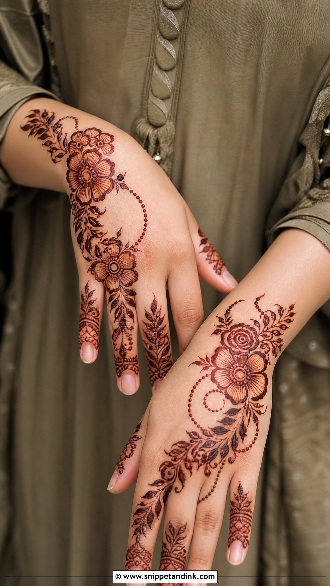 Sister Wedding Gulf Mehndi - Snippet and Ink - 20 Sister Marriage Mehndi Design Ideas