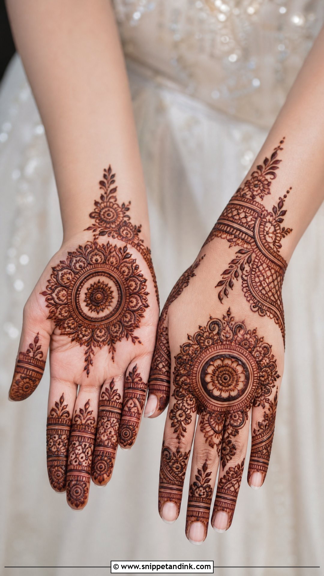 Sister Wedding Half Hand Mehndi - Snippet and Ink - 20 Sister Marriage Mehndi Design Ideas