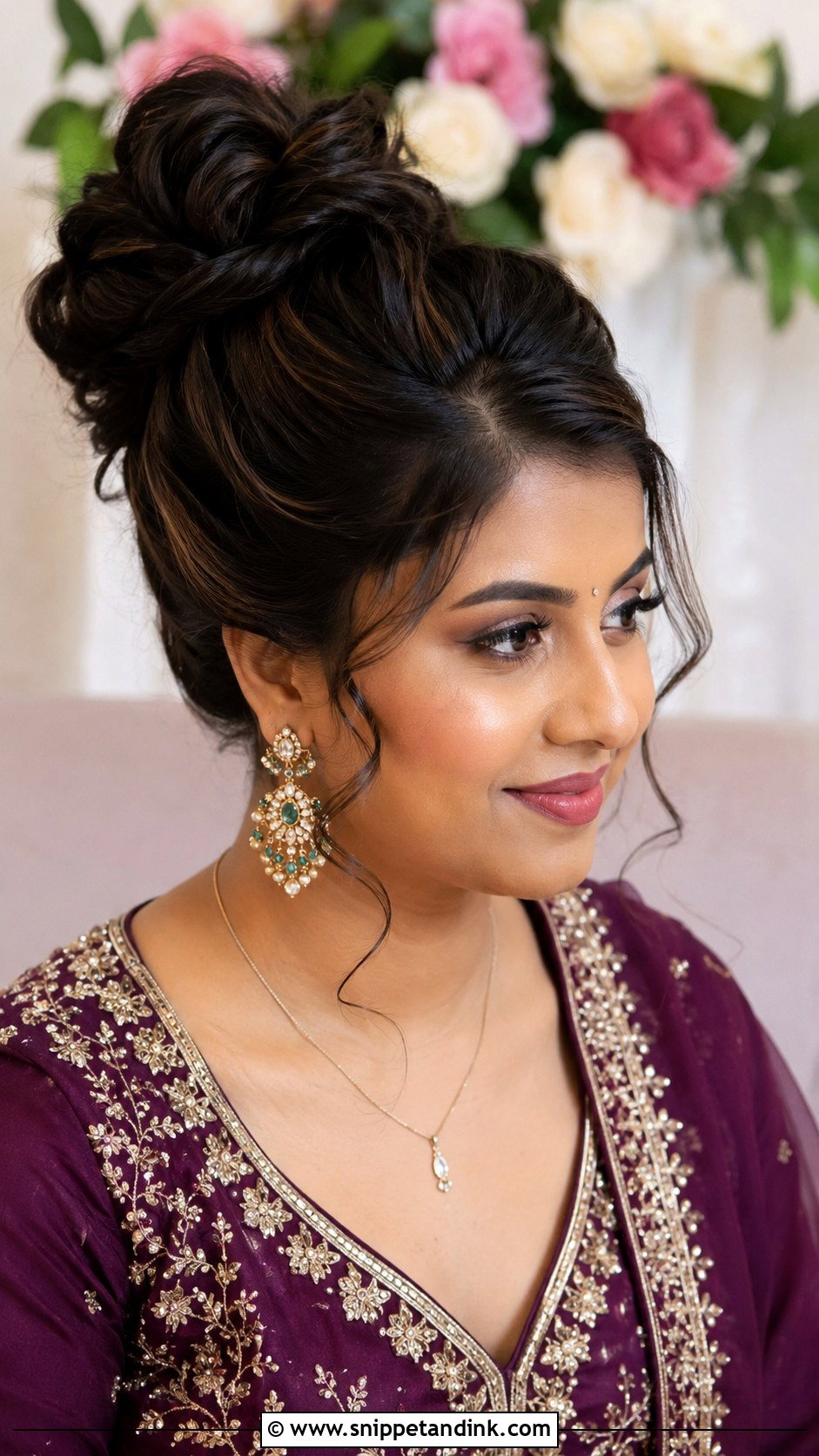 Sister Wedding High Bun - Snippet and Ink - 20 Hairstyle for Siders Wedding Ideas