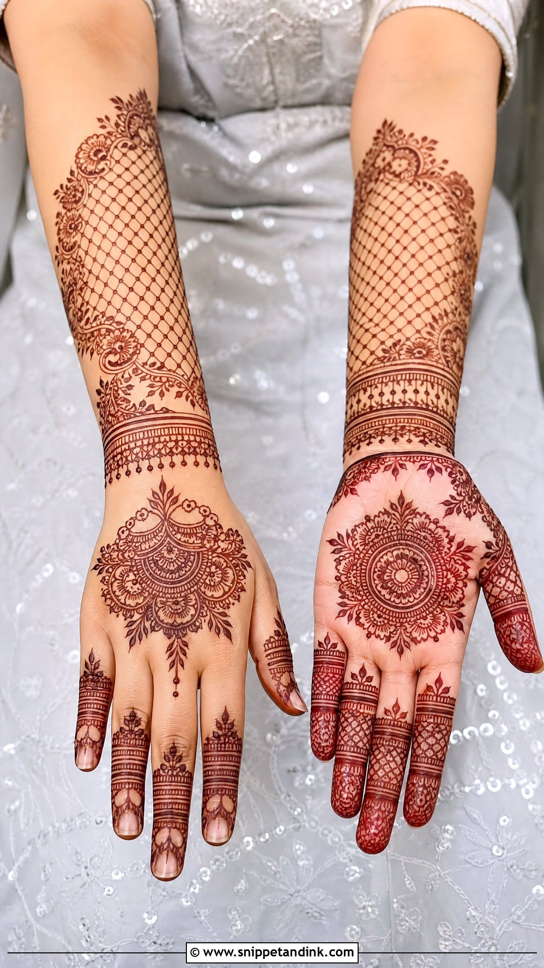 Sister Wedding Jaali Mehndi - Snippet and Ink - 20 Sister Marriage Mehndi Design Ideas