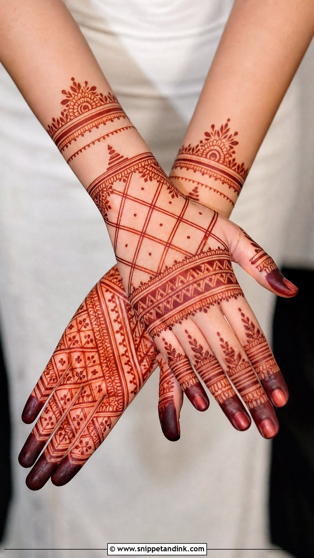 Sister Wedding Moroccan Mehndi - Snippet and Ink - 20 Sister Marriage Mehndi Design Ideas