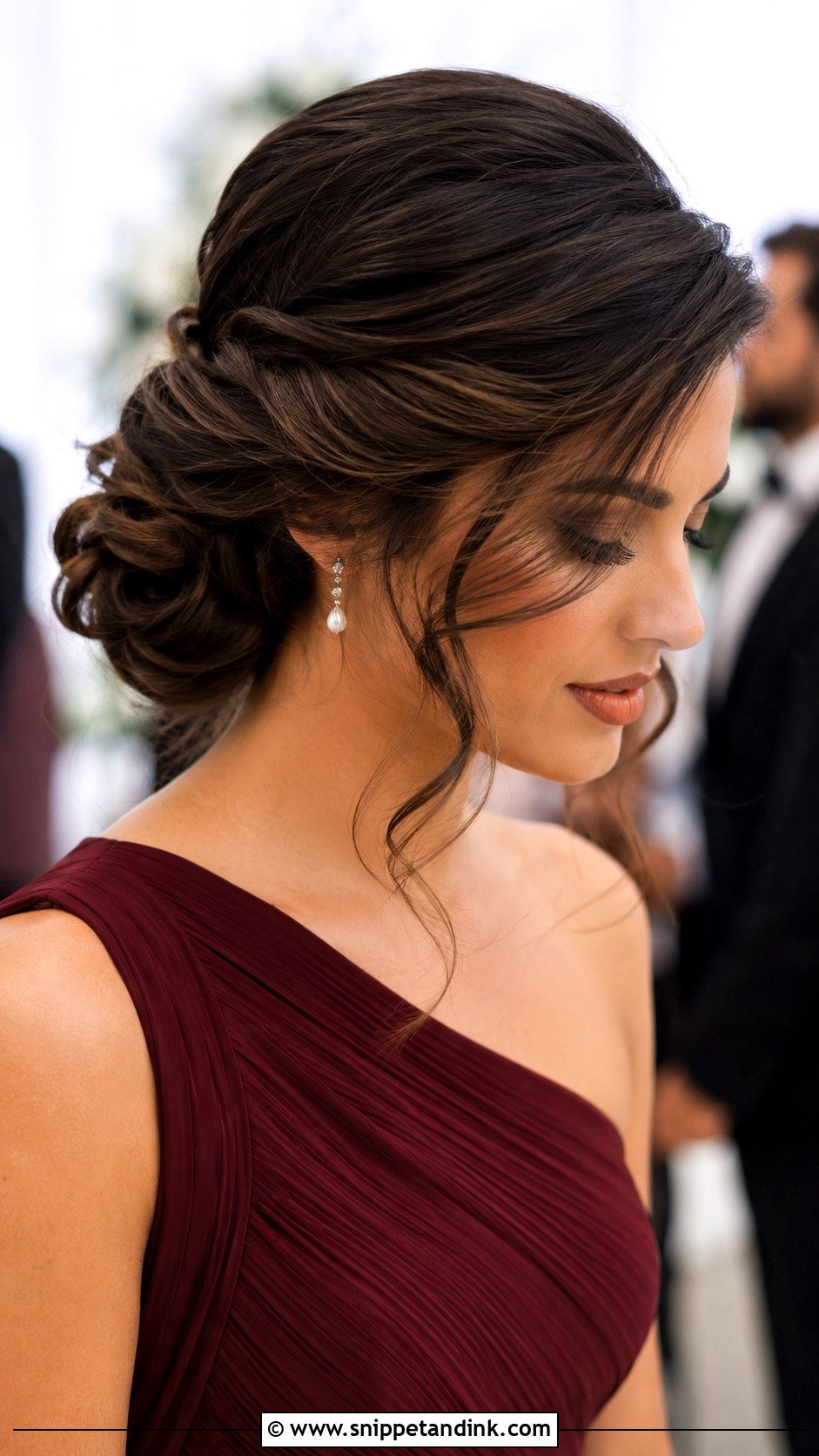 Sister Wedding Side Bun - Snippet and Ink - 20 Hairstyle for Siders Wedding Ideas