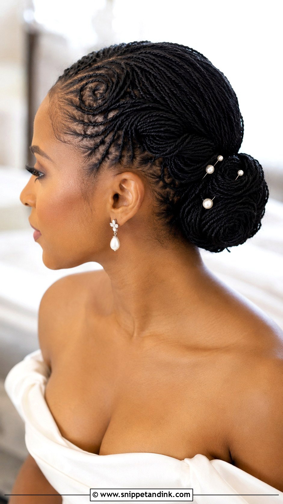 Sisterlocks Bridal Updo - Snippet and Ink - 20 Dreadlocks Wedding Hairstyles Brides