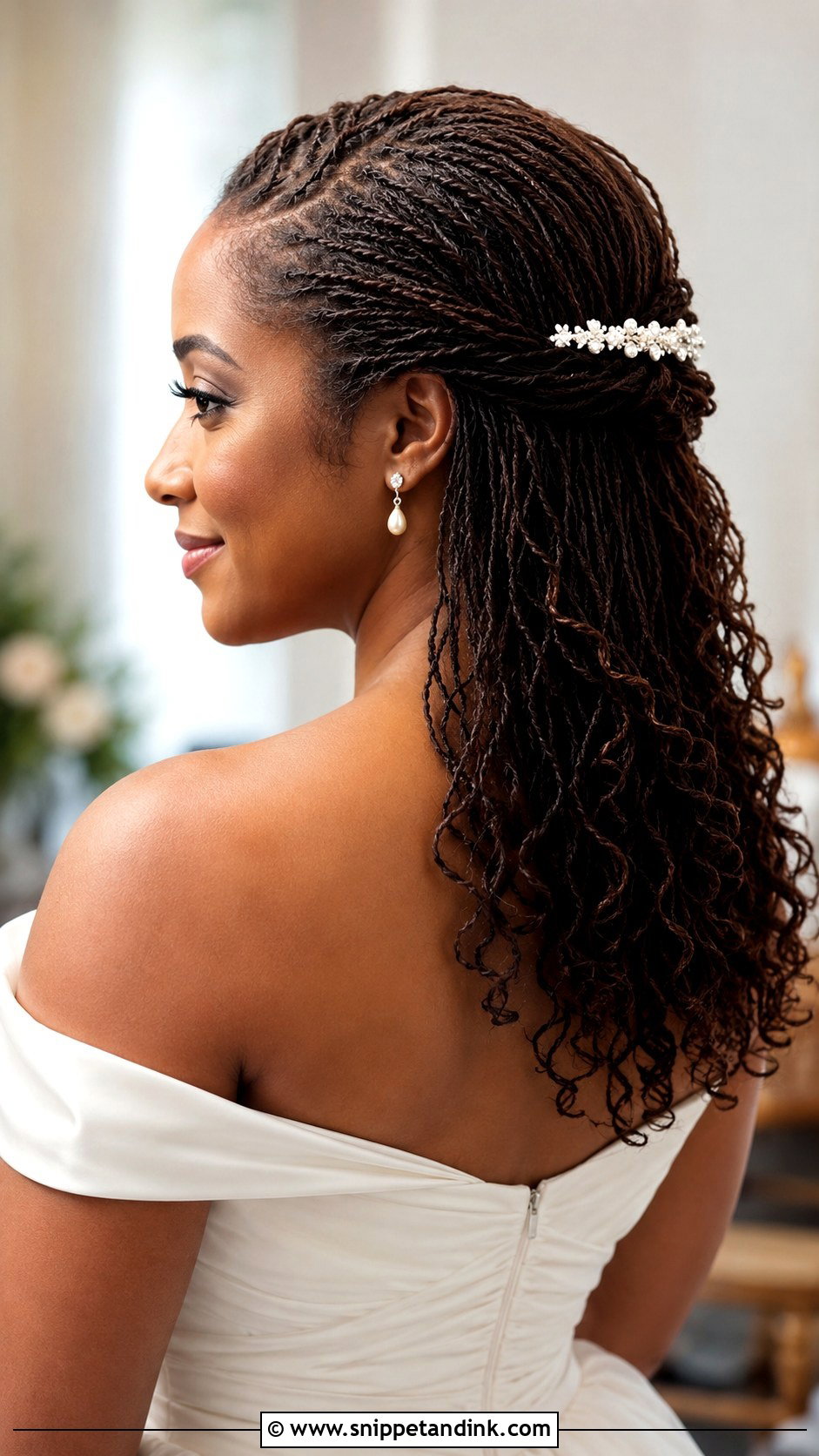 Sisterlocks Wedding Hairstyle - Snippet and Ink - 15 Wedding Locs Hairstyles Bridal Hair
