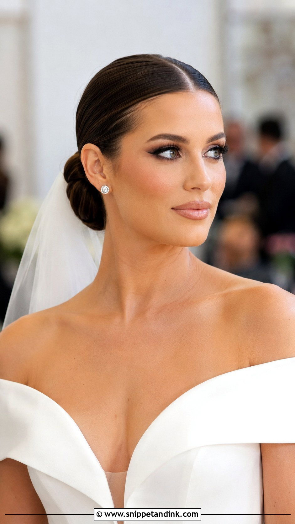 Sleek Back Front Hairstyle for Wedding - Snippet and Ink - 30 Front Hair Styles for Wedding