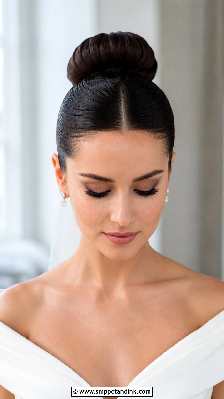 Sleek Ballerina Bun - Snippet and Ink - 20 Hair Inspo for Wedding Ideas
