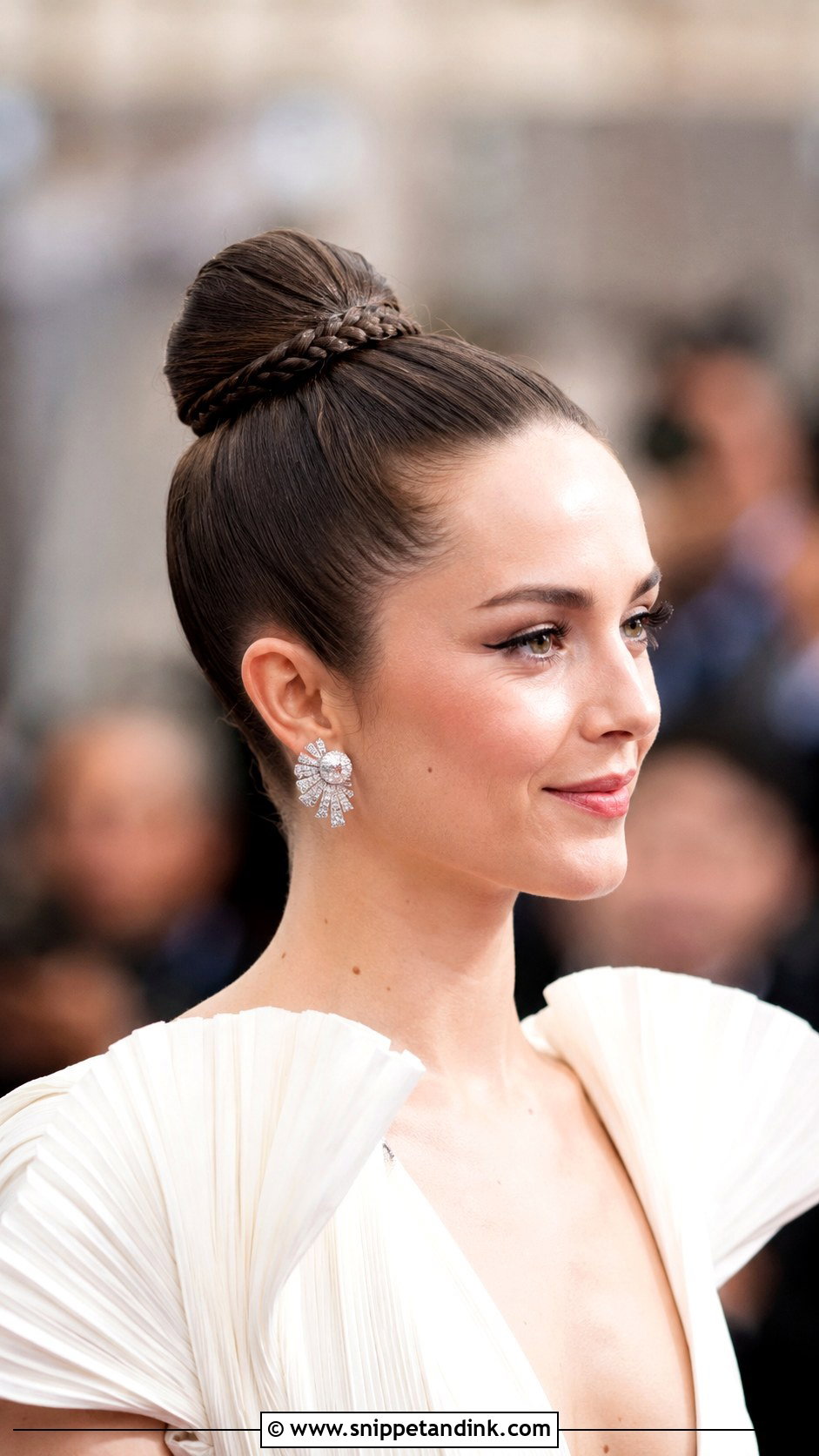 Sleek Ballerina Bun - Snippet and Ink - 20 Kate Middleton Wedding Hair Ideas