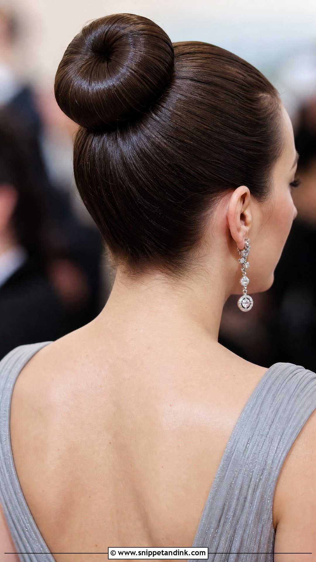 Sleek Ballerina Bun - Snippet and Ink - 20 Mother of the Bride Updo Hairstyles