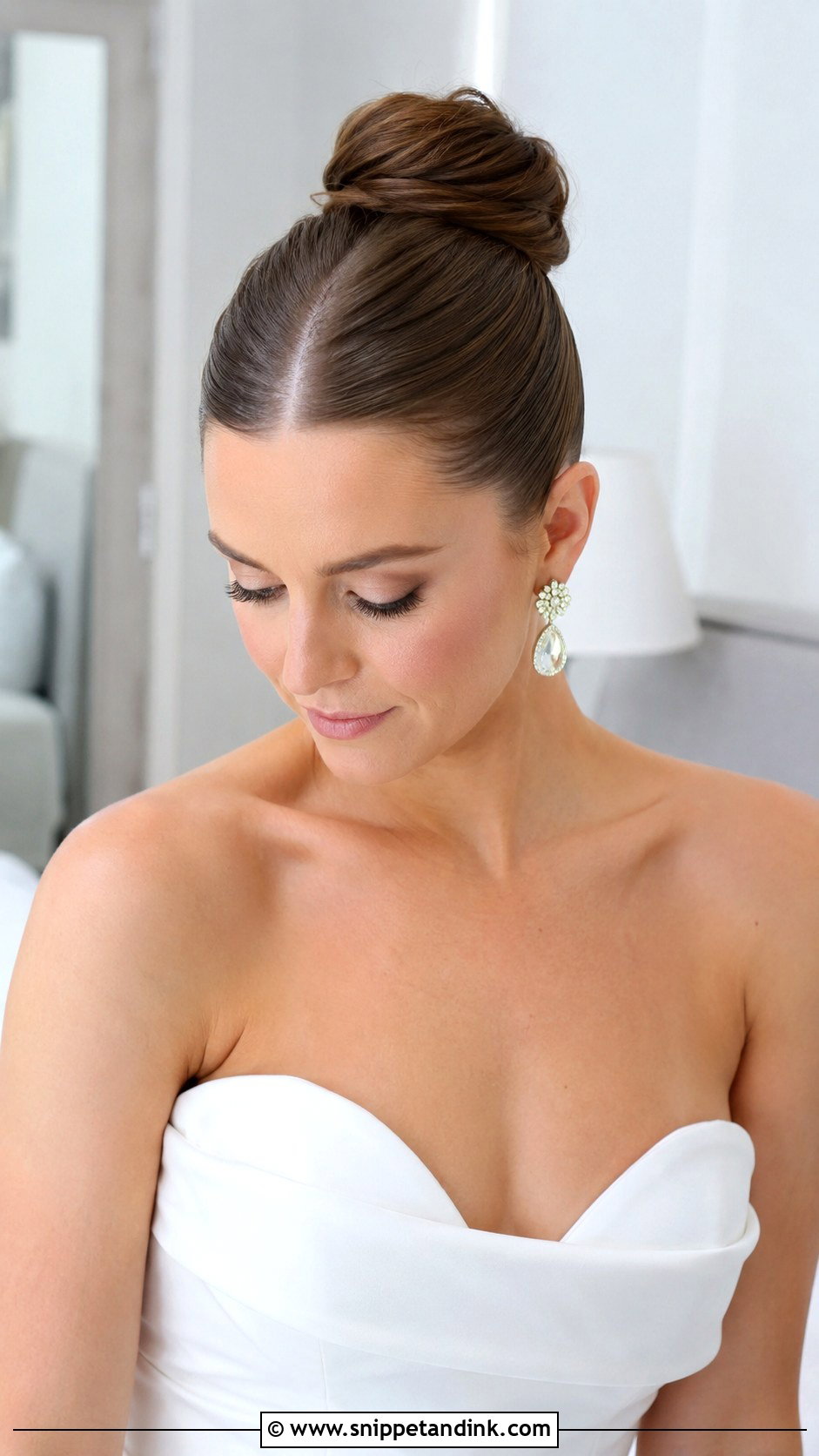 Sleek Ballerina Bun - Snippet and Ink - 25 Hair Styles for Wedding Bride