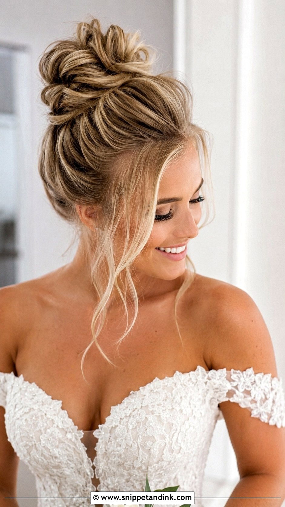 Sleek Ballerina Bun - Snippet and Ink - 35 Bridal Hairstyle Ideas