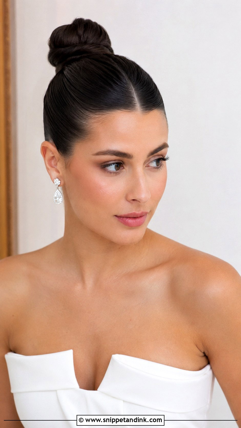 Sleek Ballerina Bun Tutorial - Snippet and Ink - 20 Bridal Hairstyle Tutorial Ideas